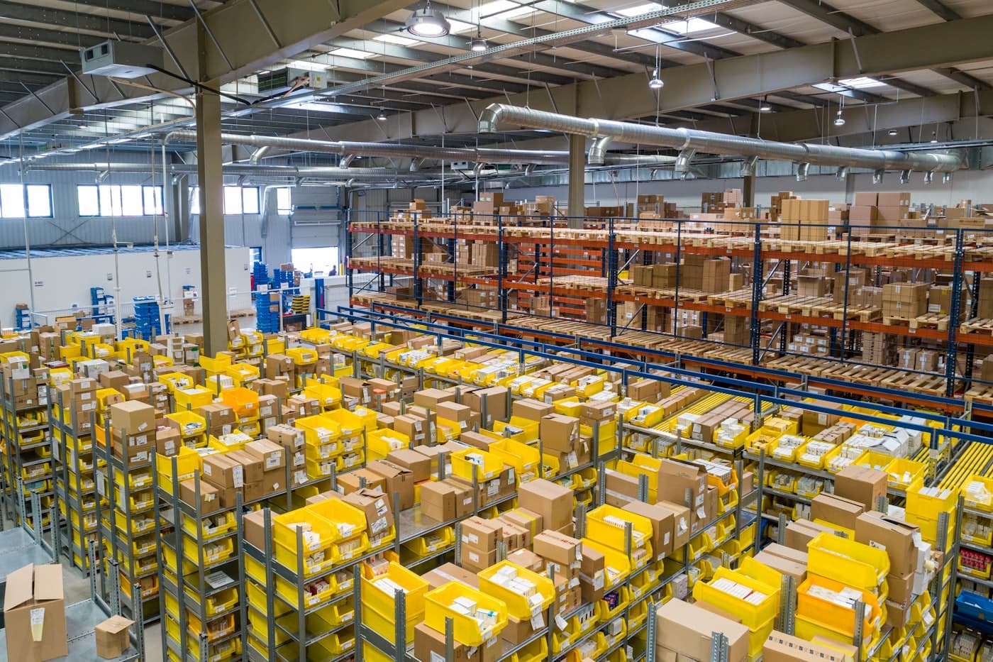Nates Supply Inc wholesale medical distribution warehouse stocked with supplies